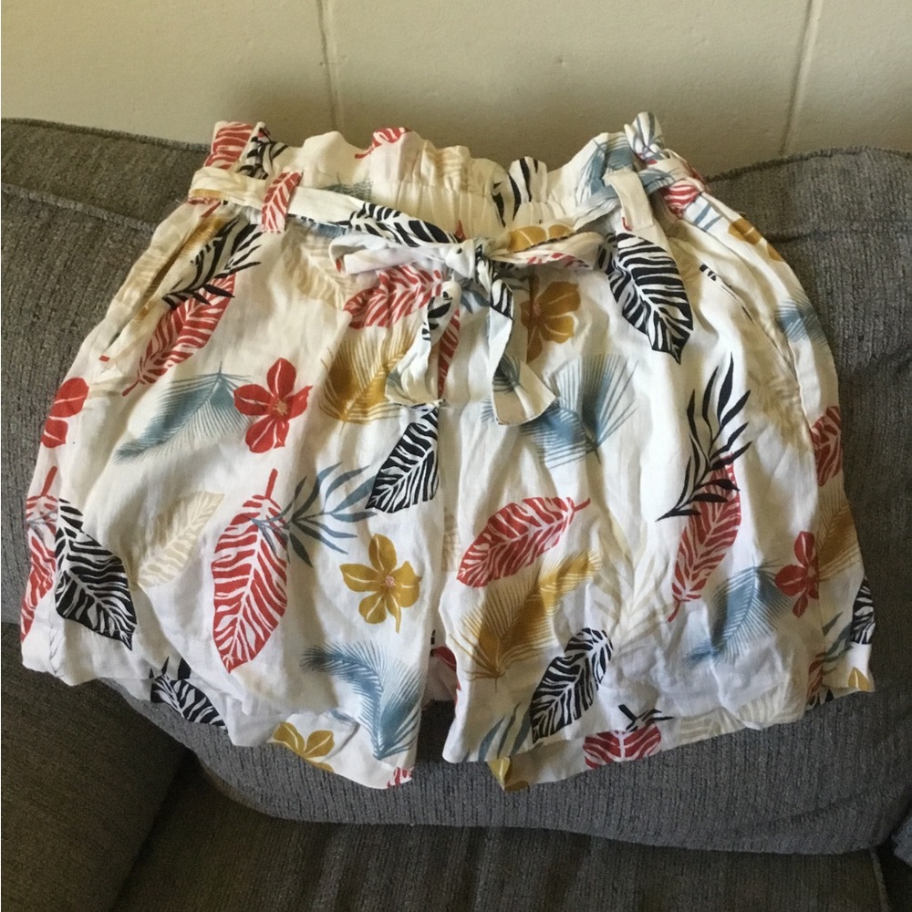 Floral Print Women's Bike Shorts